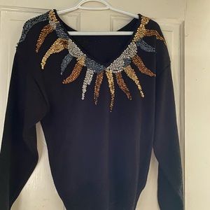 Brand New Beautiful Sweater With Sequins